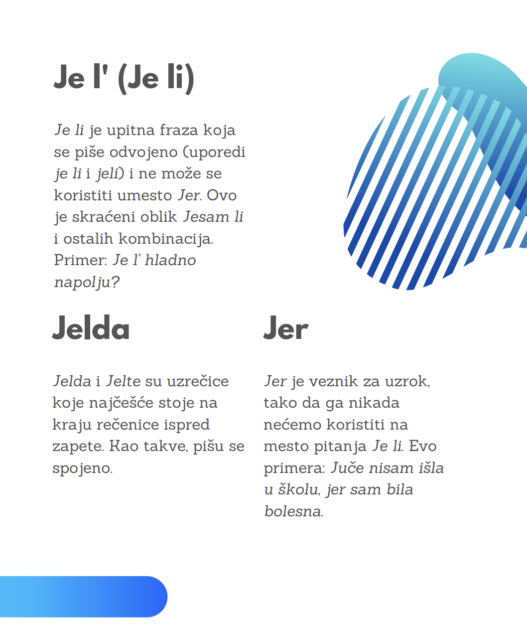 Carousel slide: osećaj and osećanje